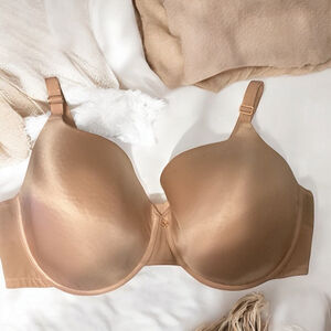 ASHLEY GRAHAM rose gold molded cup, underwire Bra 46H